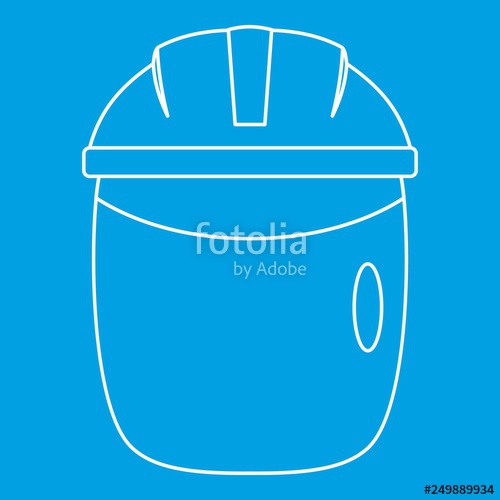 Welding Apron Icon Blue Outline Style Isolated Vector Illustration 500x500 Welding Apron Icon Blue Outline Style Isolated Vector Illustration
