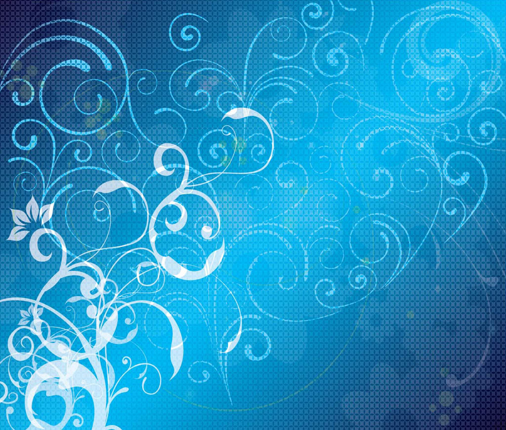 1024x871 Blue Floral Vector Background Vector Art Graphics