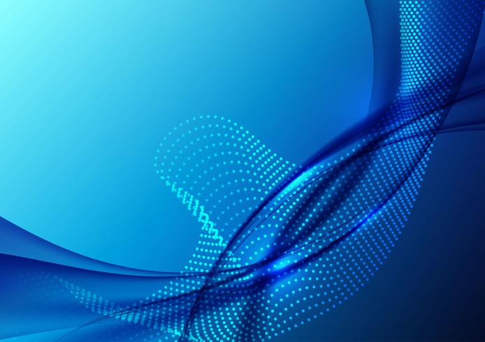 694x490 Blue Color Waves Particle And Geometric Abstract Background Design