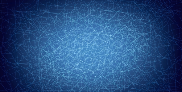 590x300 Connected Line Blue Background