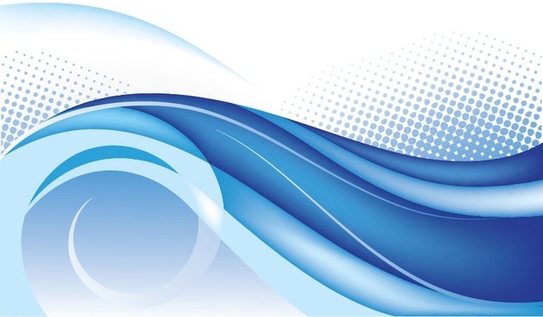 600x351 Abstract Blue Background Vector Graphic Free Vector