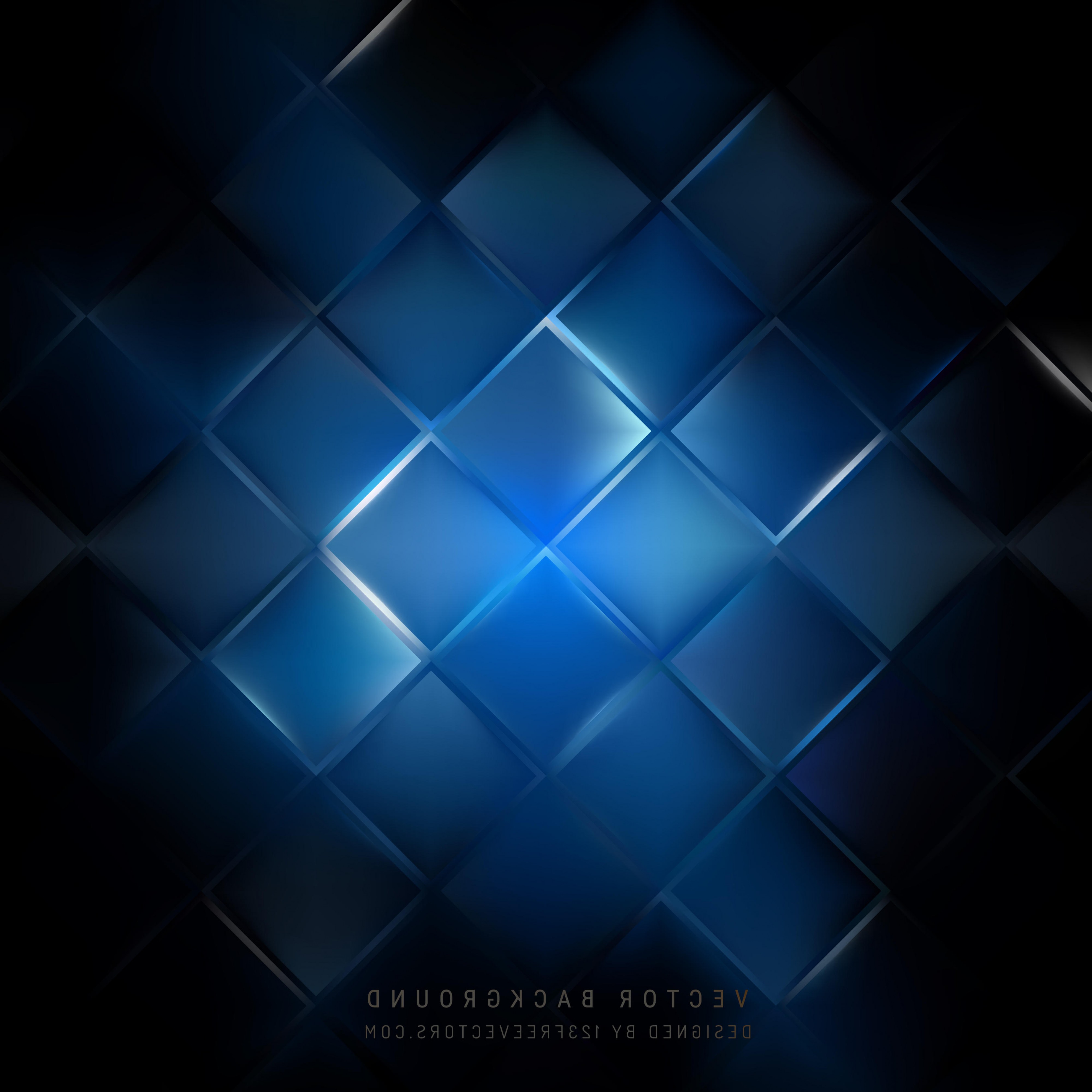 3999x3999 Abstract Blue Black Square Background Design Soidergi