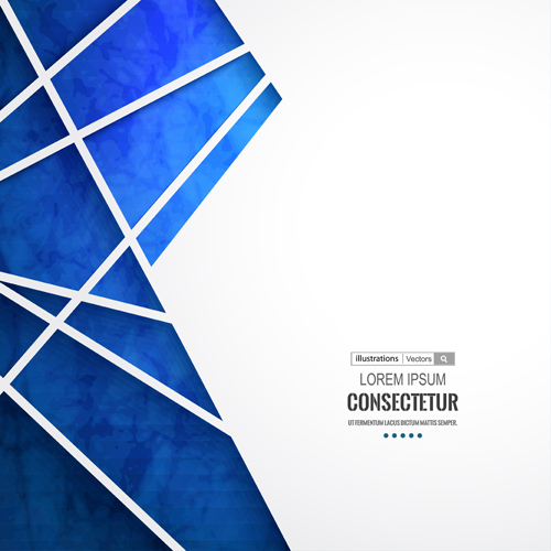 500x500 Blue Geometric Polygons Vector Background Free Download