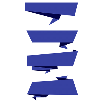360x360 Blue Banner Png, Vector, And Clipart With Transparent