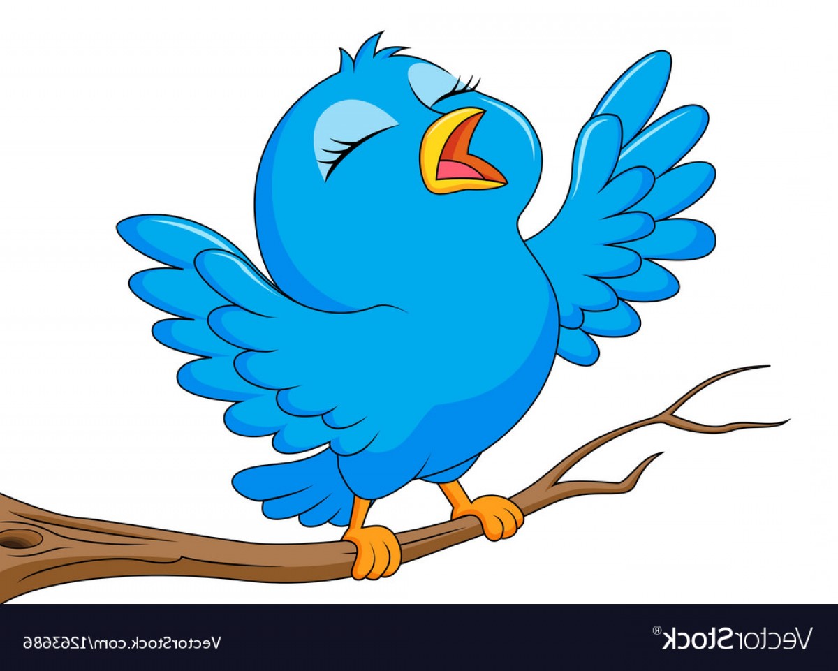 Blue Bird Cartoon Singing Vector Soidergi 1200x961 Blue Bird Cartoon Singing Vector Soidergi