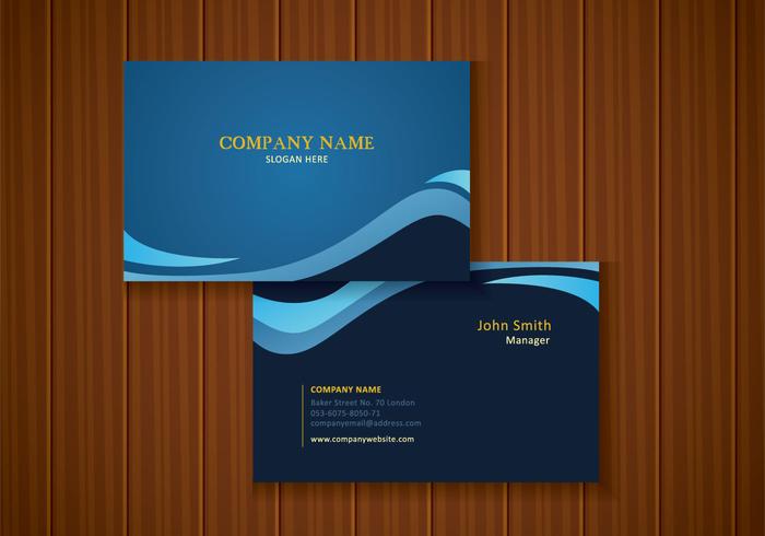 700x490 Business Card Free Vector Art