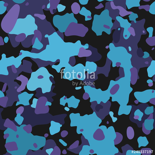 500x500 Purple Camouflage Seamless Pattern For Your Design Blue Violet