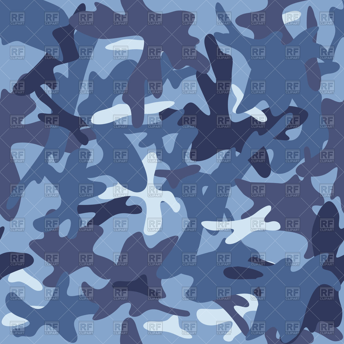 1200x1200 Blue Seamless Marine Camouflage Vector Image Of Backgrounds