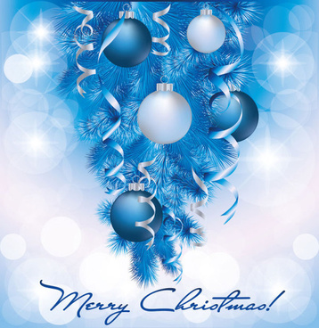 358x368 Vector Blue Christmas Free Vector Download