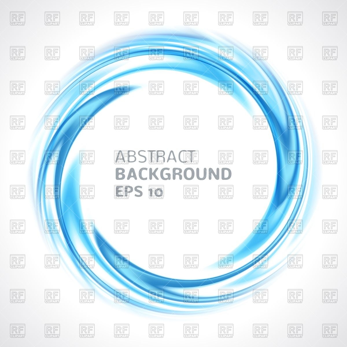 Abstract Blue Swirl Circle Vector Image Of Design Elements 1200x1200 Abstract Blue Swirl Circle Vector Image Of Design Elements