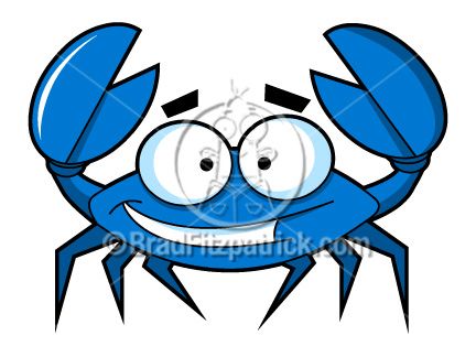 432x324 Cartoon Blue Crab Clip Art Would Be Easy To Make Out