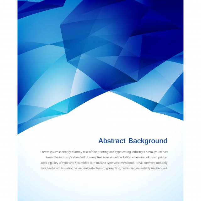 Vector Abstract Banner Background With White Paper And Blue 640x640 Vector Abstract Banner Background With White Paper And Blue
