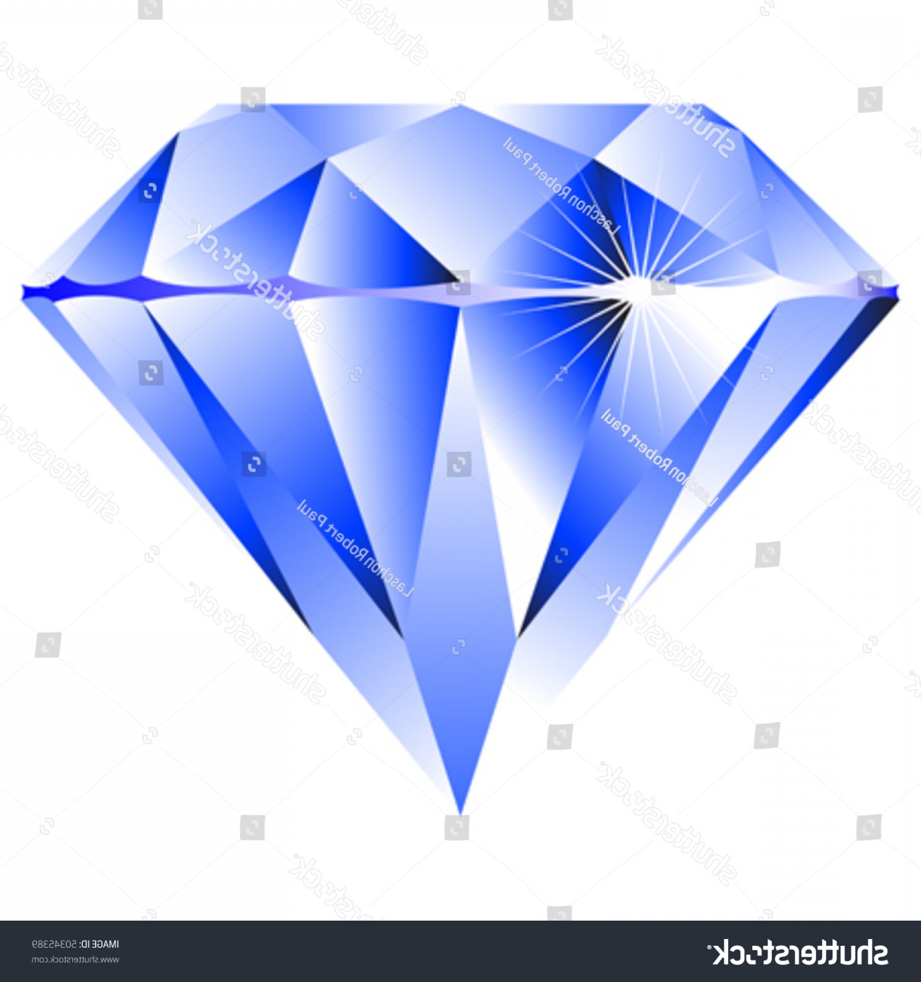 Blue Diamond Vector At Vectorified.com 