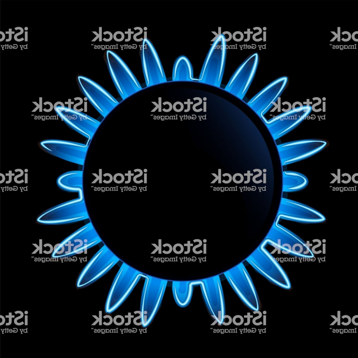 Gas Burners Cooking Food On Blue Flame Vector Background Gm 1228x1228 Gas Burners Cooking Food On Blue Flame Vector Background Gm