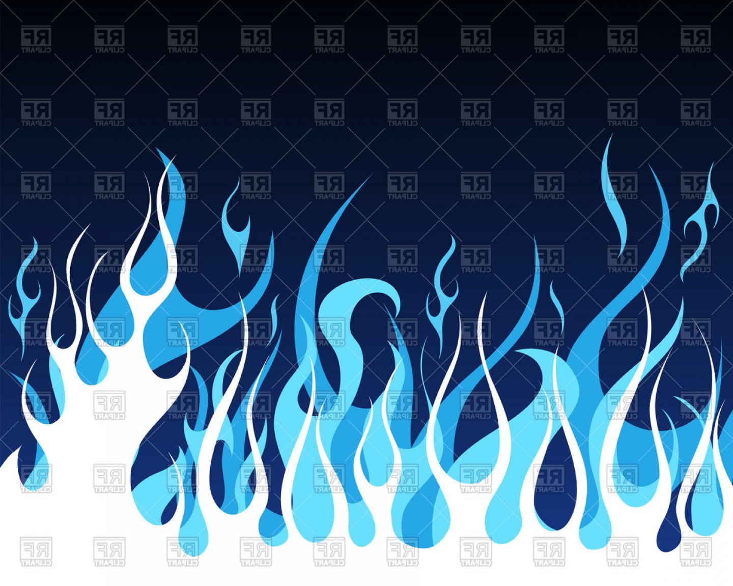 1440x1152 Blue Flame Background Vector Clipart Catchsplace
