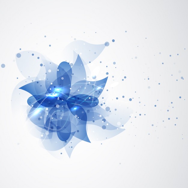 626x626 Blue Abstract Flower Background Vector Free Download