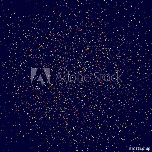 500x500 Falling Tiny Confetti Pieces On Blue Background Abstract Glitter