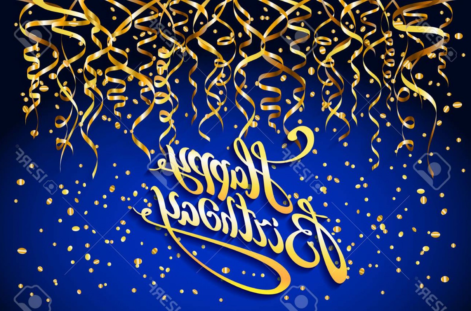 1560x1033 Photostock Vector Concept Party On Blue Background Top View Happy