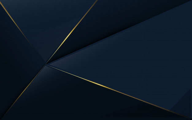 626x391 Abstract Polygonal Pattern Luxury Blue And Gold Background Vector