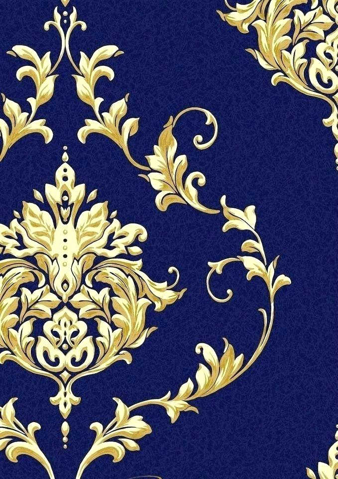 679x960 Navy Blue And Gold Background