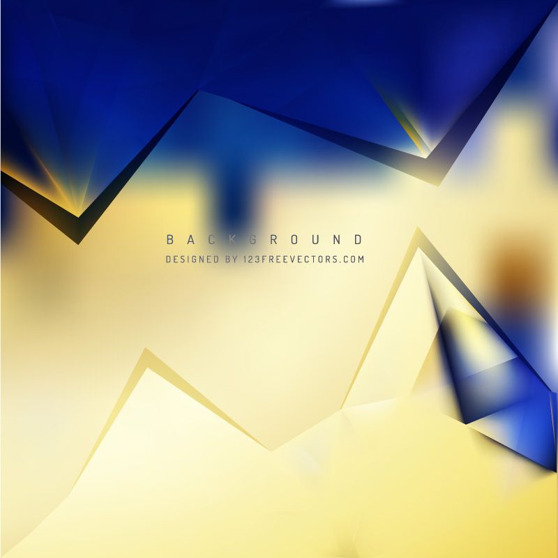 800x800 Blue Gold Geometric Triangle Background Design Gold Background