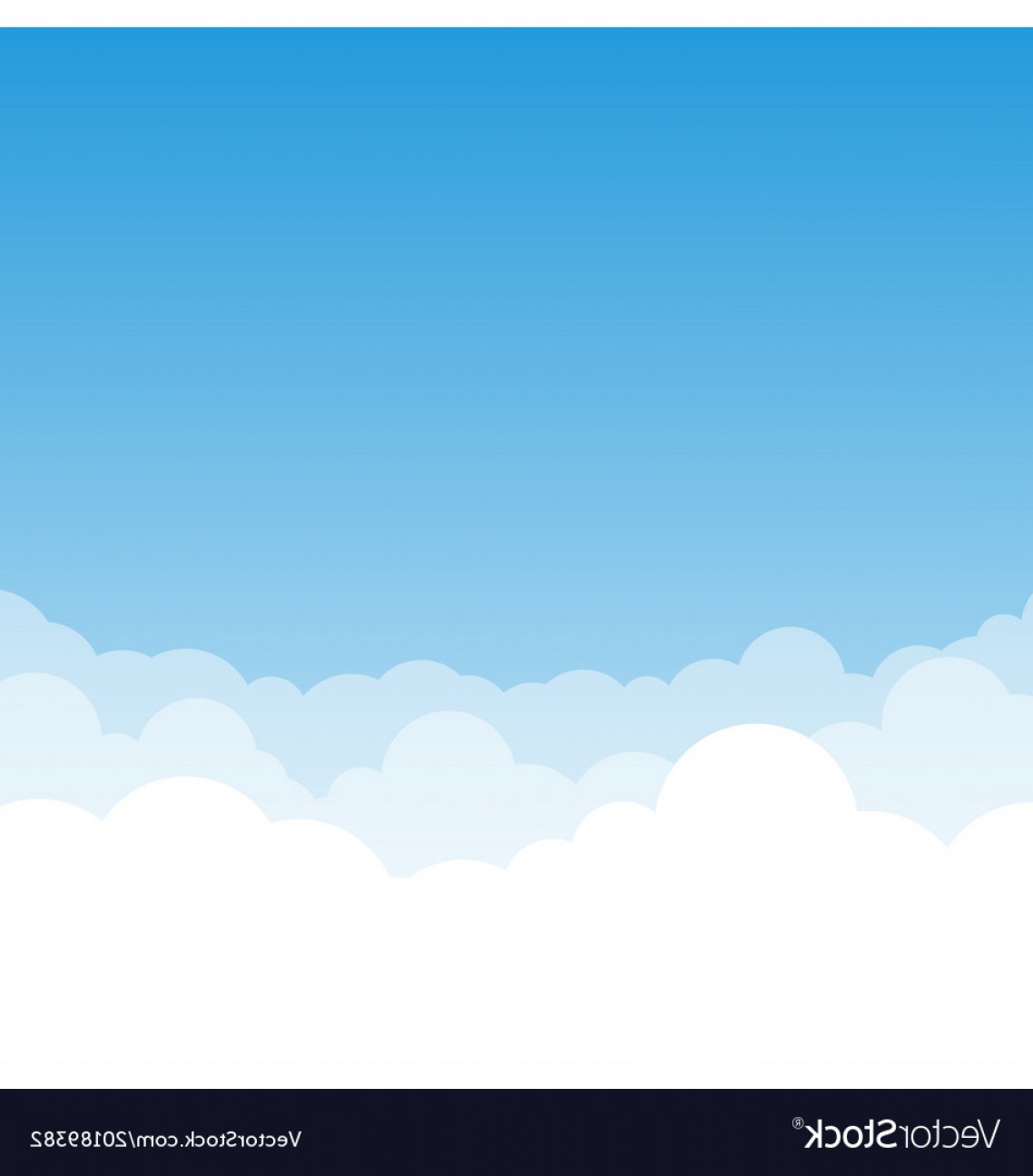 1138x1296 Blue Gradient Sky And Clouds Vector Newwaysys