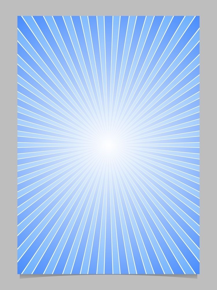 750x1000 Blue Sun Burst