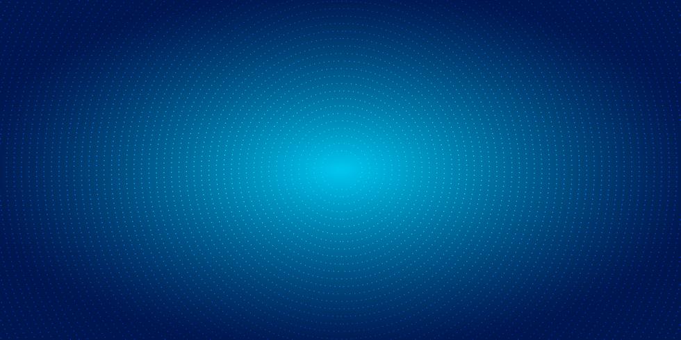 980x490 Abstract Radial Dots Pattern Halftone On Blue Gradient Background