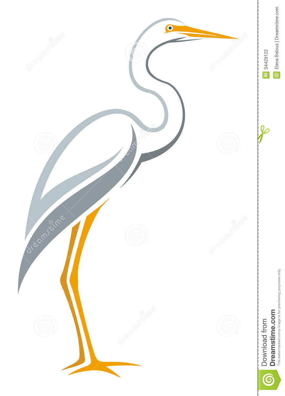 935x1300 Heron Black And White Icon Images