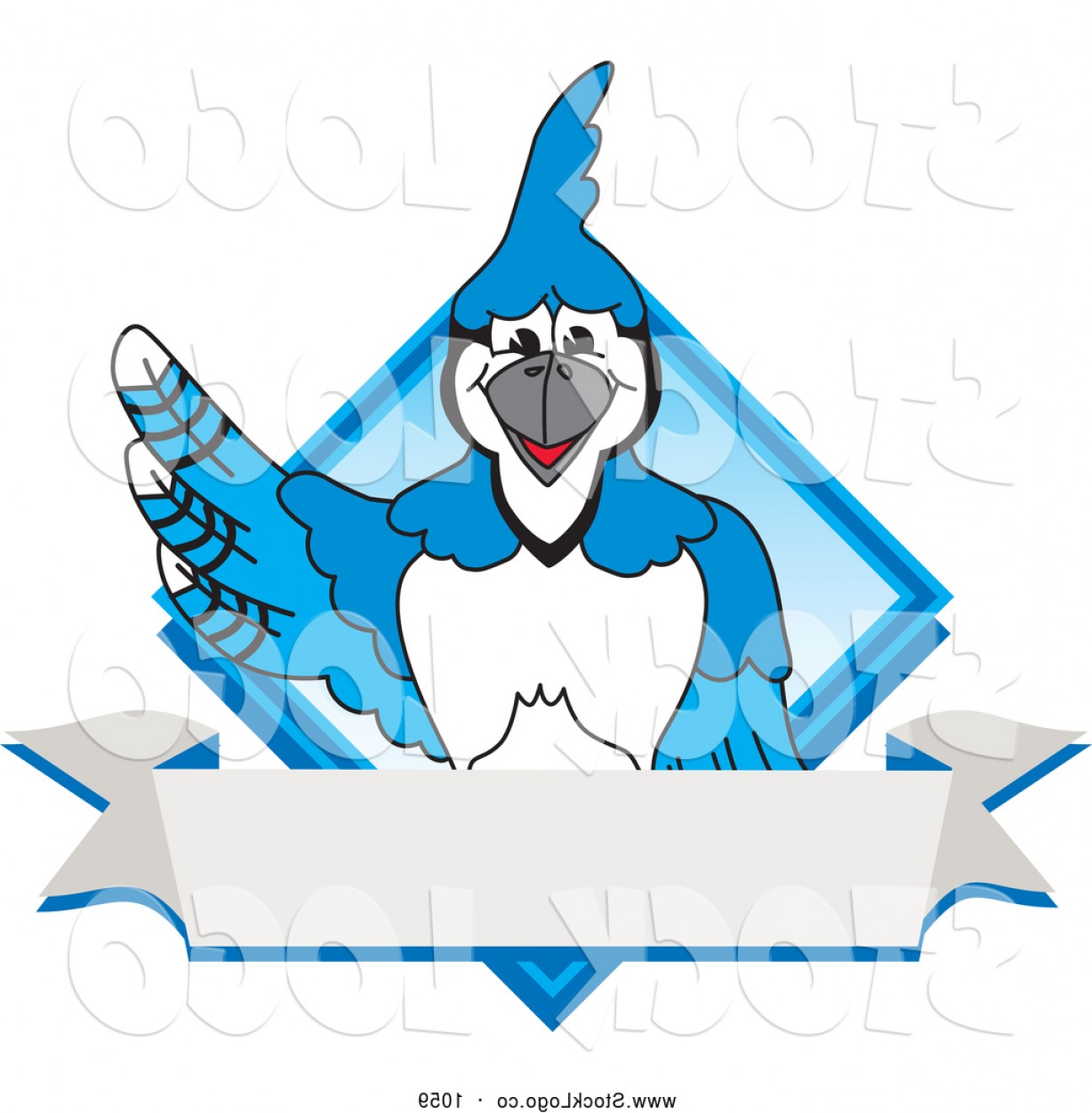 Vector Logo Of A Cute Blue Jay Character School Mascot Blue 1228x1252 Vector Logo Of A Cute Blue Jay Character School Mascot Blue