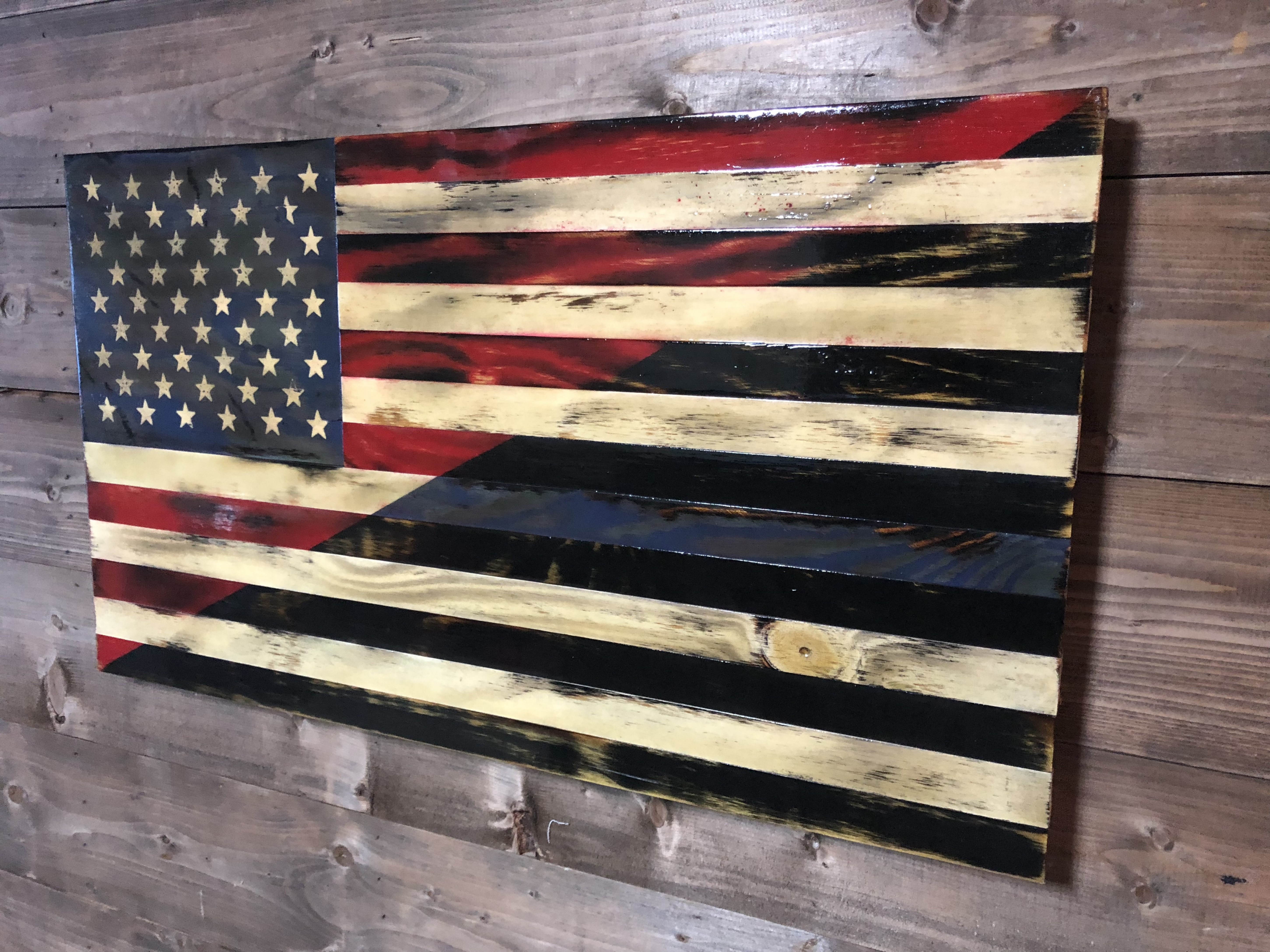 5805x4353 Flag Police Vector Tatteredf Cqrecords