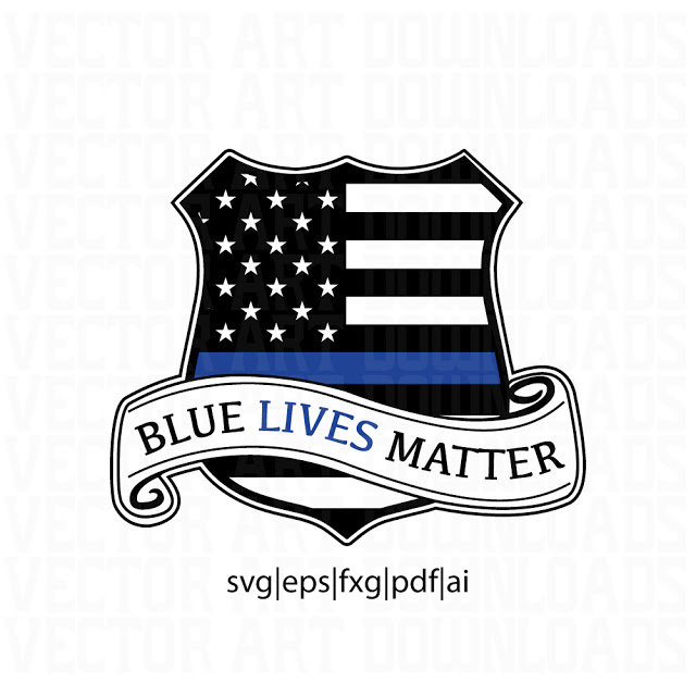 640x639 Blue Lives Matter Police Shield Vector Now Available For Download
