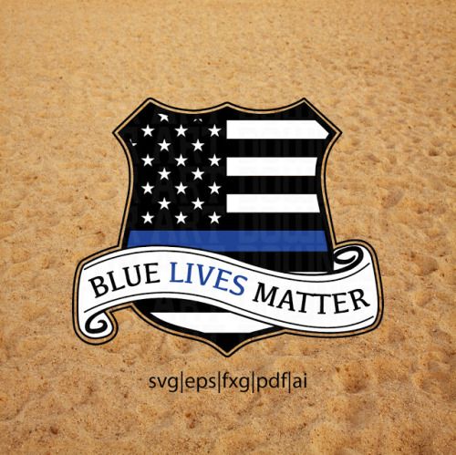 500x499 Blue Lives Matter Vector Police Badge Shield Blm Download
