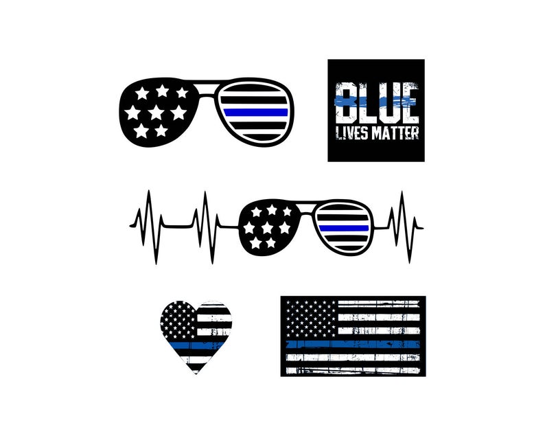 794x635 Blue Lives Matter Thin Blue Line Blue Line Police Etsy