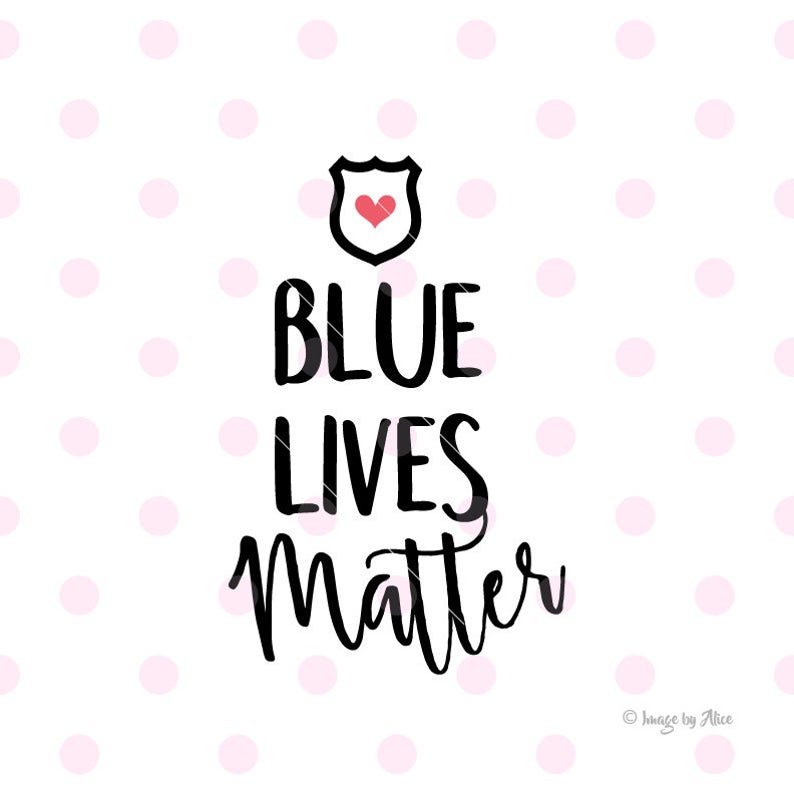 794x794 Blue Lives Matter Dxf Vector File Cricut Explore Etsy