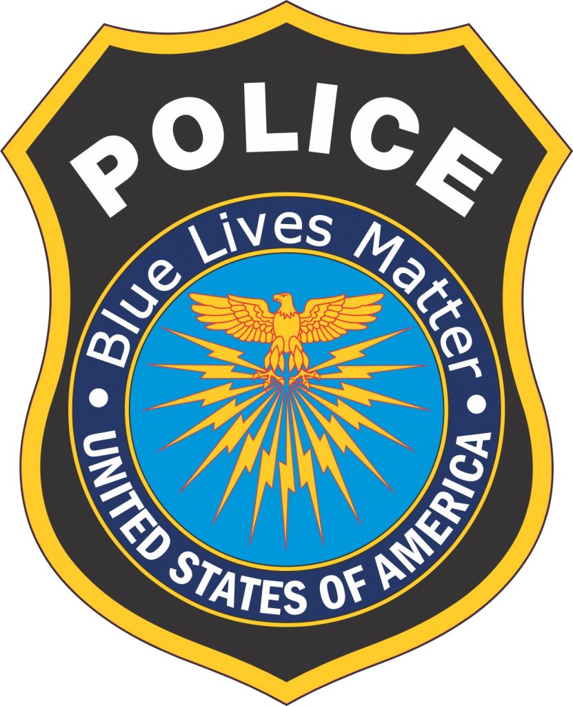 831x1024 Complete Picture Of A Police Badge Adhesive Blue Lives