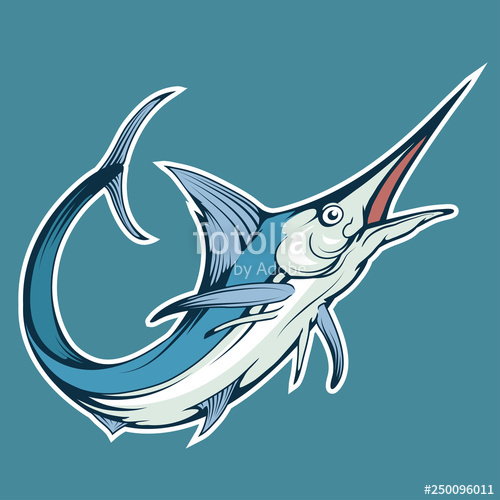 Blue Marlin Vector at Vectorified.com | Collection of Blue Marlin ...