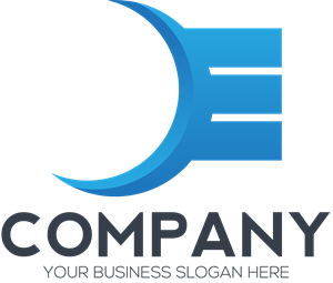 300x255 E Letter Moon Logo Vector