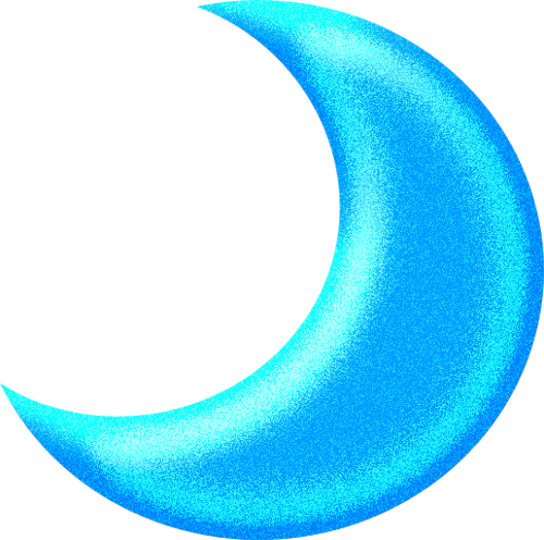 500x496 Full Blue Moon Clipart