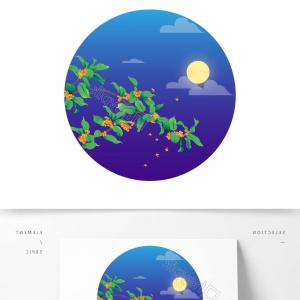 300x300 Photostock Vector Earth With Moon Vector Cartoon And Flat