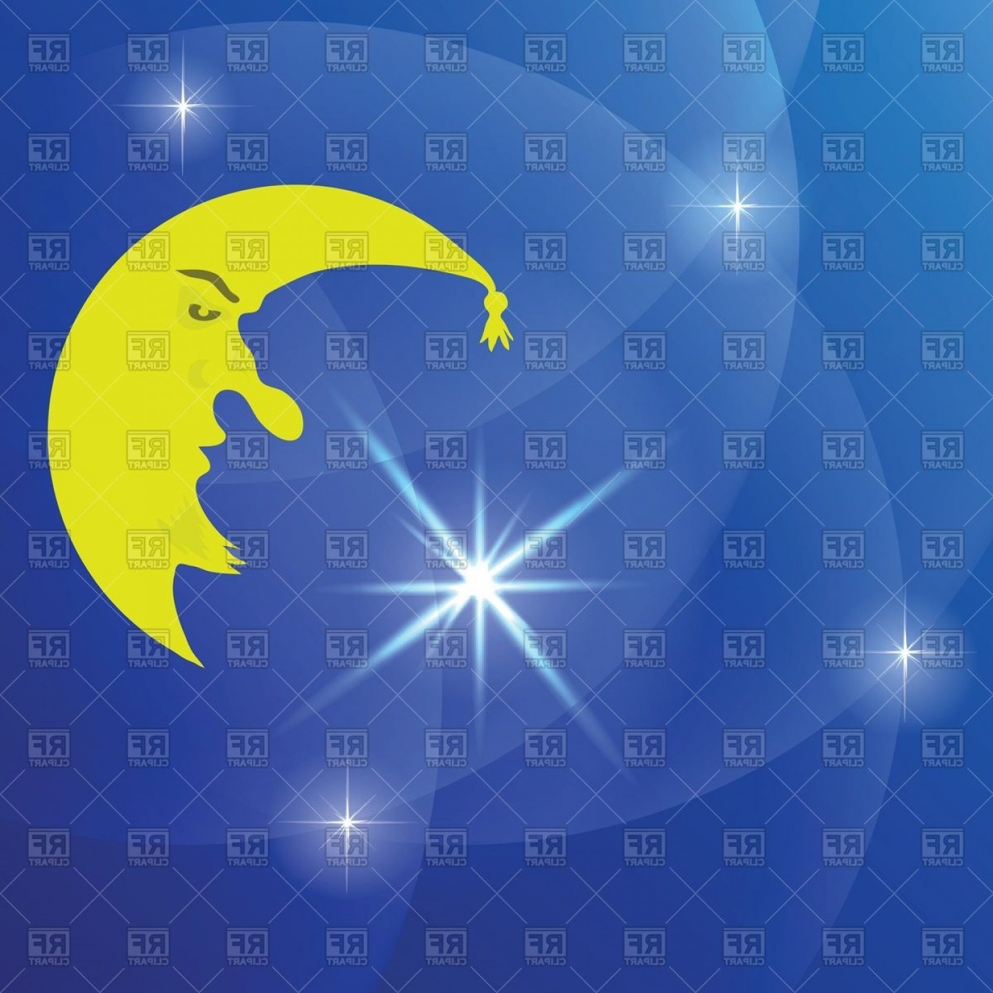 1440x1440 Blue Moon Vector Hoodamathrun