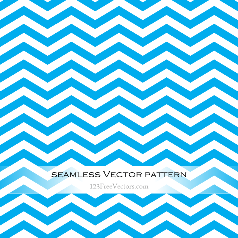 800x800 Blue Zigzag Seamless Pattern Vector