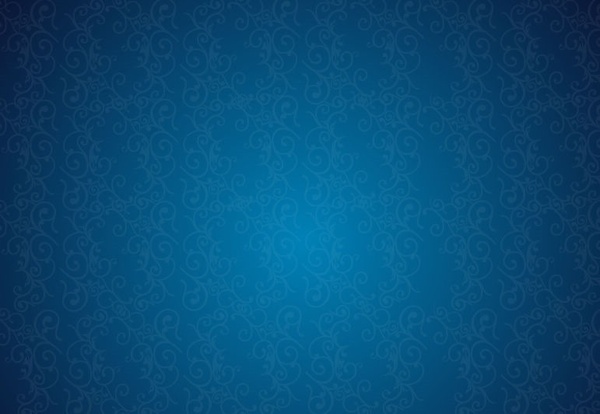 600x414 Retro Background Floral Blue Pattern Free Vector In Encapsulated