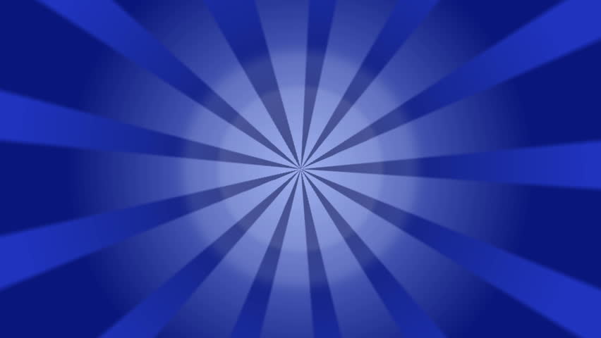 852x480 Blue Sunburst Starburst Rays Vector Stock Footage Video