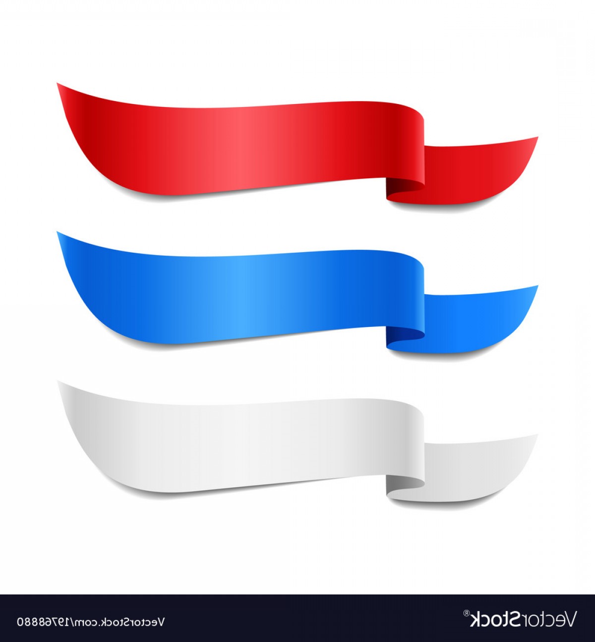 1200x1296 Red Blue And White Ribbon Banners Vector Soidergi