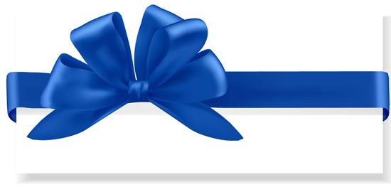 Blue Ribbon Vector