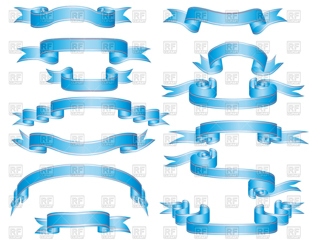 1200x960 Blue Ribbons Vector Image Of Design Elements Angelp