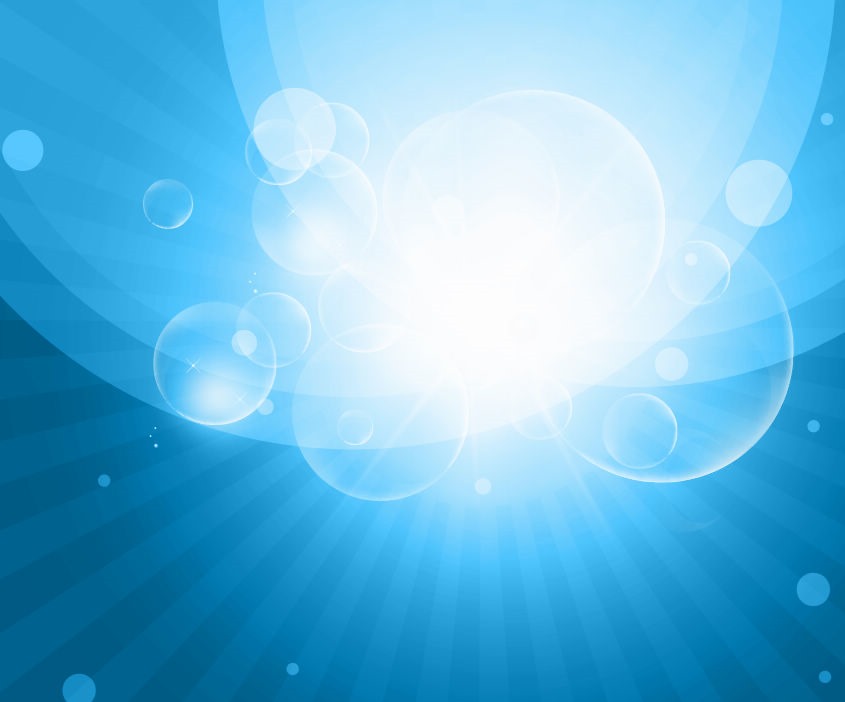 845x702 Blue Sky Bokeh Burst Background Vector Illustration Free Vector