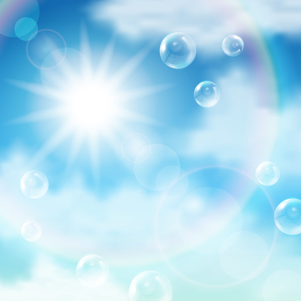 Rainbow In The Blue Sky Vector Background Free Download 600x600 Rainbow In The Blue Sky Vector Background Free Download
