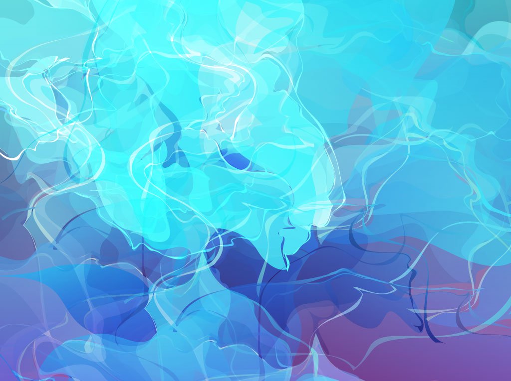 Blue Smoke Vector